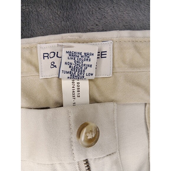 Mens Roundtree & Yorke Khaki Dress Pants 34 X 32 - Picture 6 of 6